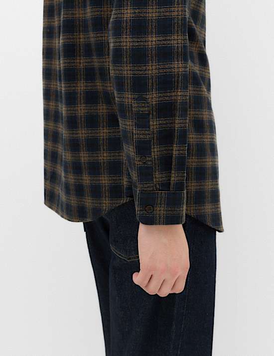 Pure Cotton Flannel Shirt