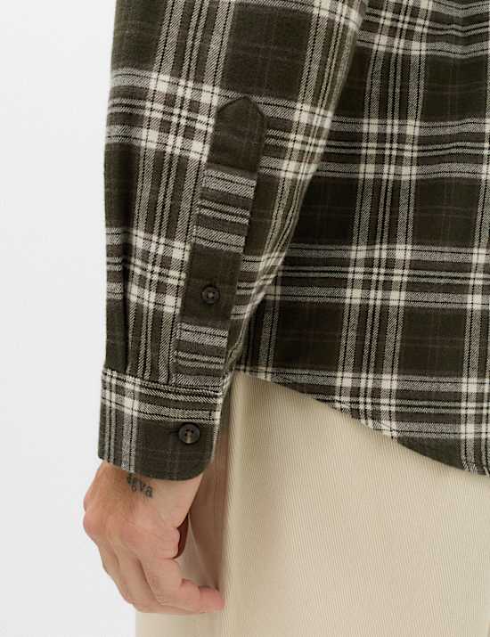 Pure Cotton Flannel Shirt