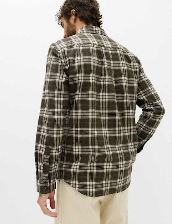 Pure Cotton Flannel Shirt