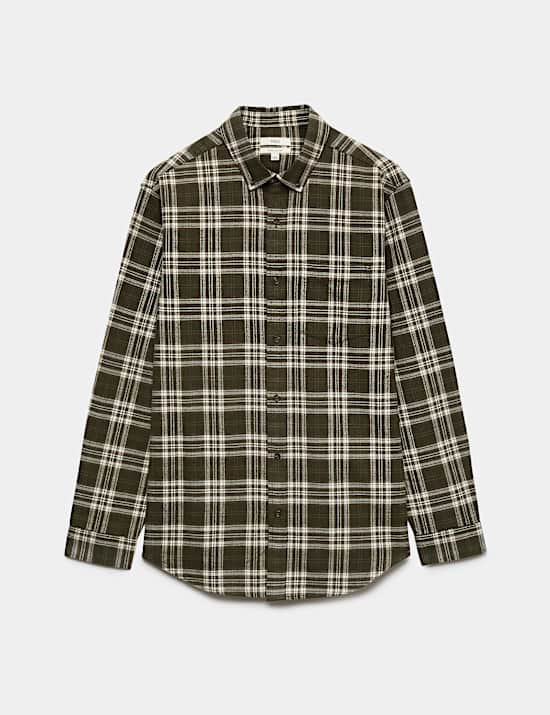 Pure Cotton Flannel Shirt
