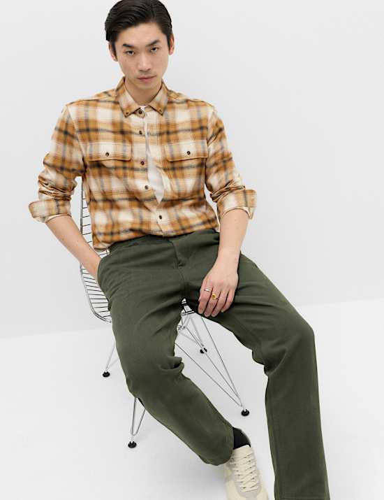 Pure Cotton Flannel Shirt