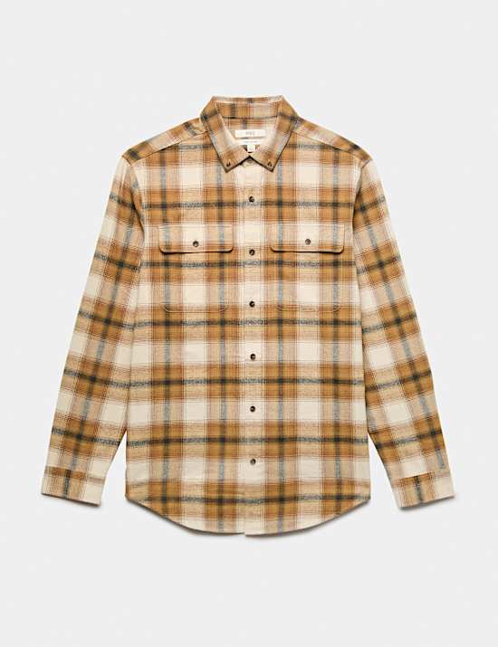 Pure Cotton Flannel Shirt