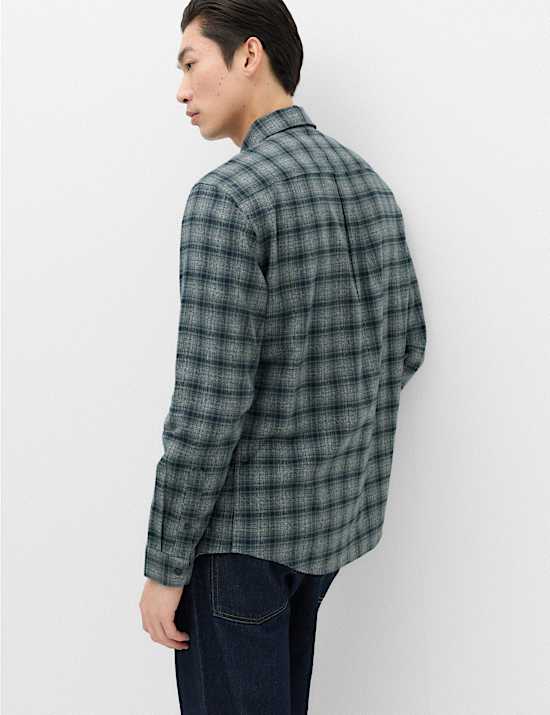 Pure Cotton Flannel Shirt