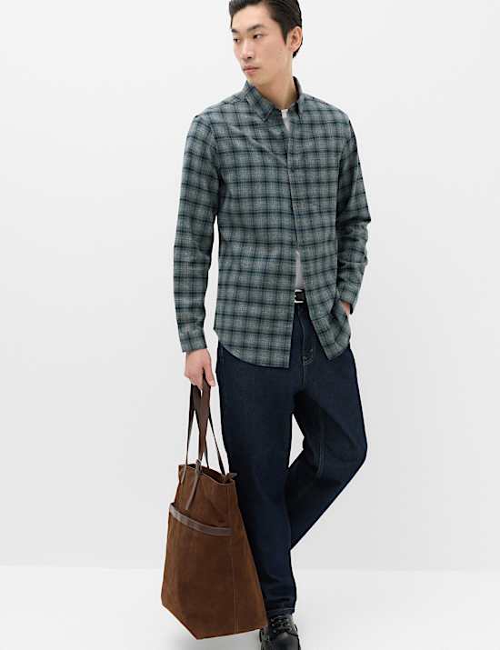 Pure Cotton Flannel Shirt