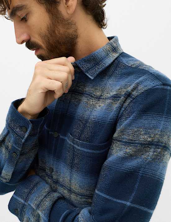 Pure Cotton Grindle Flannel Shirt