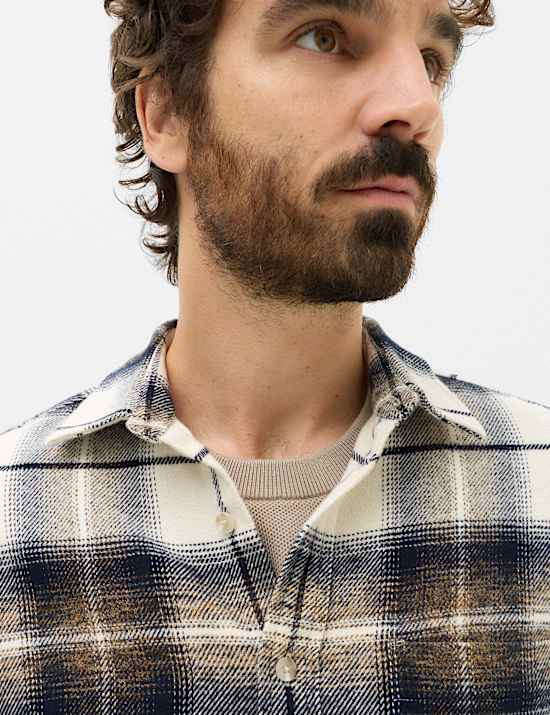 Pure Cotton Grindle Flannel Shirt