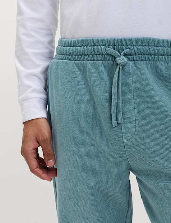 Garment Dyed Pure Cotton Joggers