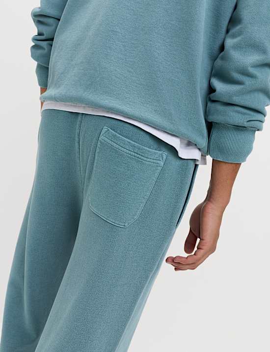 Garment Dyed Pure Cotton Joggers