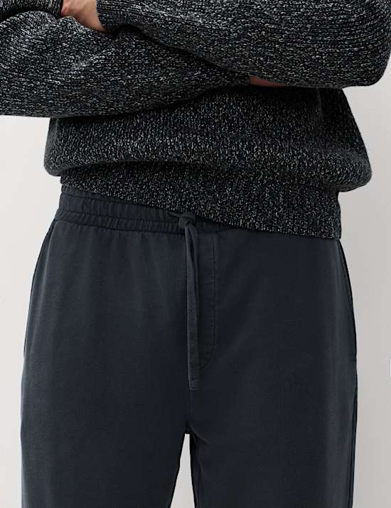 Garment Dyed Pure Cotton Joggers