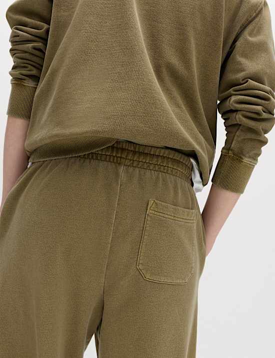 Garment Dyed Pure Cotton Joggers