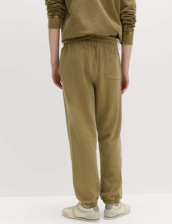 Garment Dyed Pure Cotton Joggers