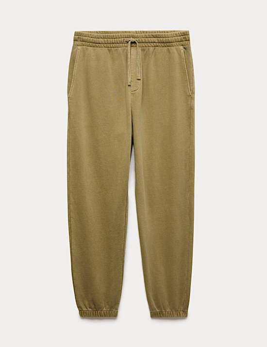 Garment Dyed Pure Cotton Joggers