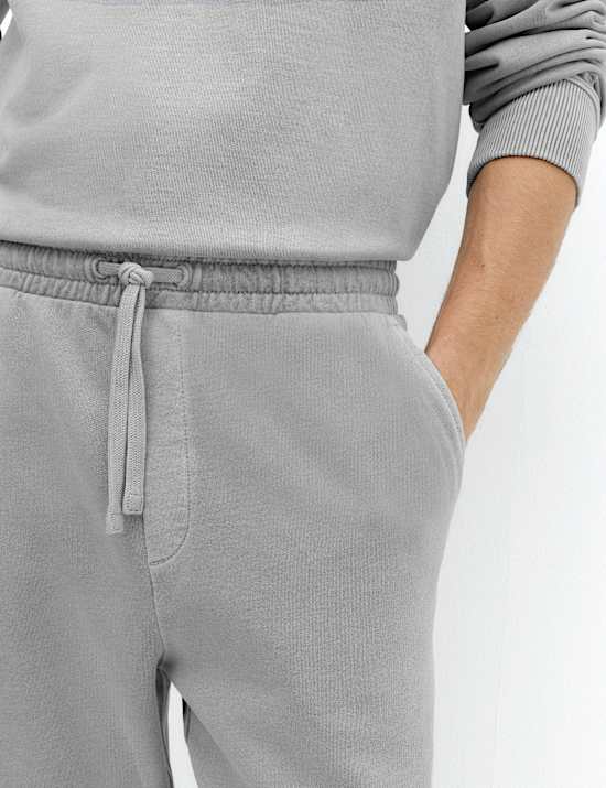 Garment Dyed Pure Cotton Joggers