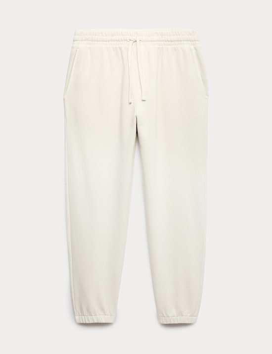 Pantalon de jogging 100 % coton teint en pièce