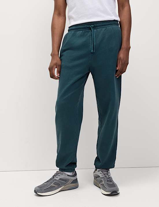 Garment Dyed Pure Cotton Joggers