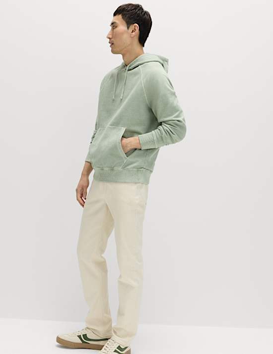 Pure Cotton Garment Dyed Hoodie