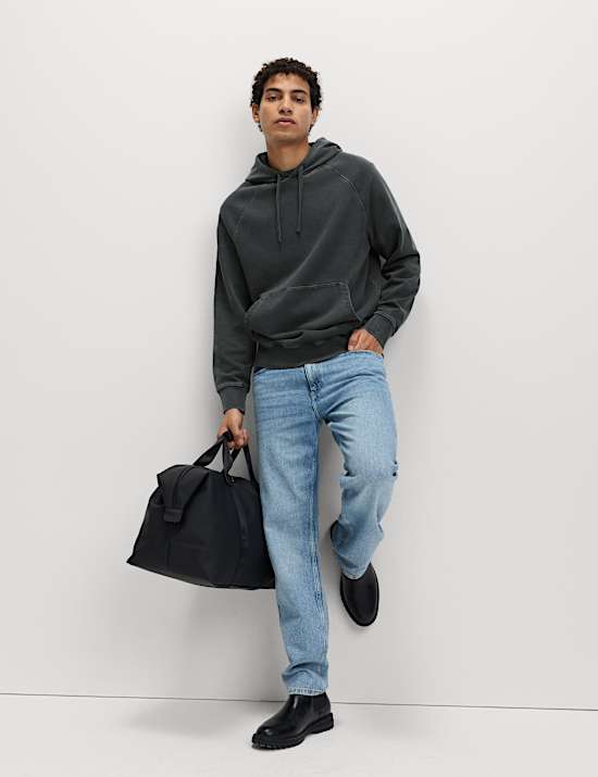 Pure Cotton Garment Dyed Hoodie