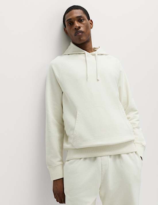 Pure Cotton Garment Dyed Hoodie