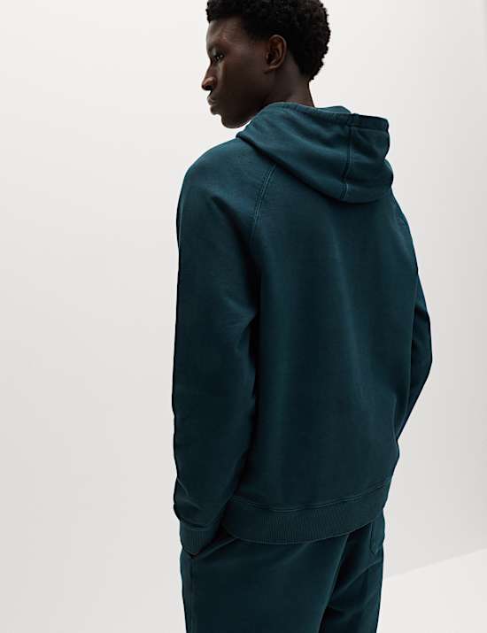 קפוצ'ון מכותנה טהורה בצביעת גרמנט