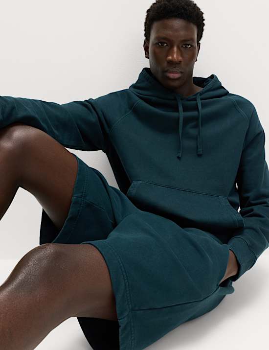 קפוצ'ון מכותנה טהורה בצביעת גרמנט