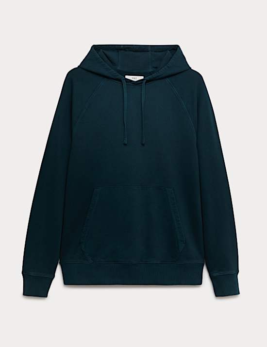 Pure Cotton Garment Dyed Hoodie
