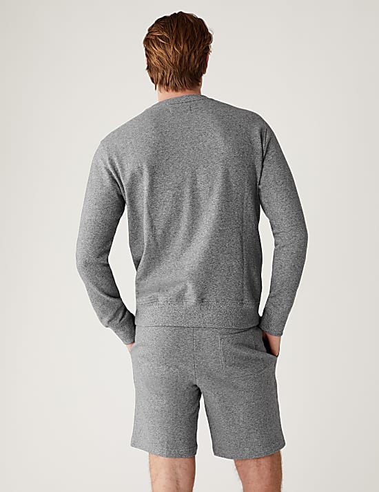 Pure Cotton Crew Neck Sweatshirt