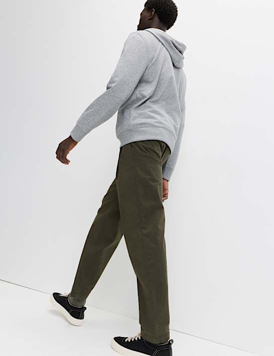 Cotton Rich Zip Through Hoodie