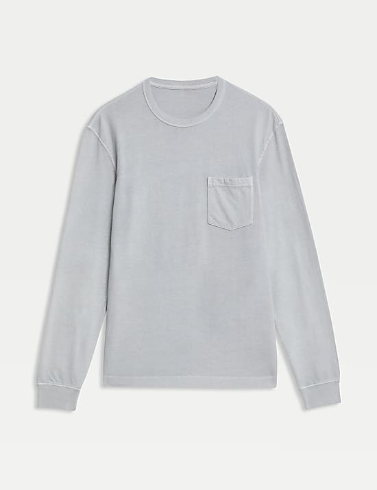 Pure Cotton Long Sleeve T-Shirt
