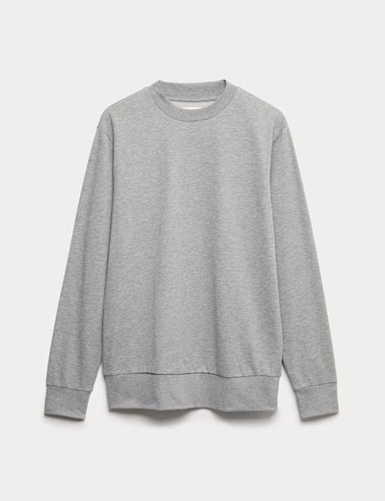 Cotton Rich Crew Neck Sweatshirt