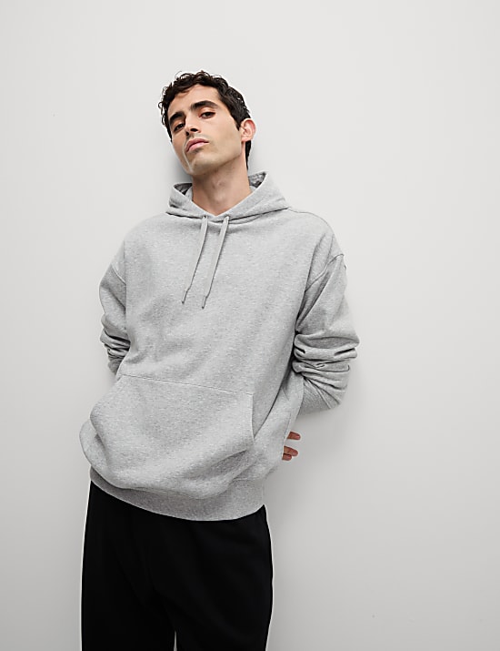Oversized Cotton Rich Hoodie