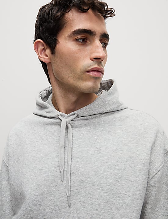 Oversized Cotton Rich Hoodie