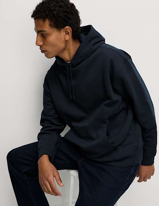 Oversized Cotton Rich Hoodie