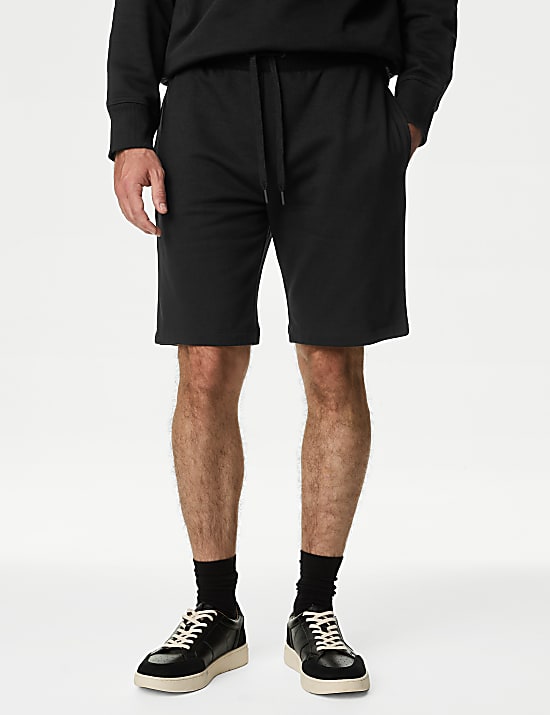 Cotton Rich Oversized Jersey Shorts
