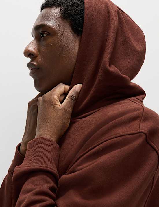 Sudadera con capucha de algodón