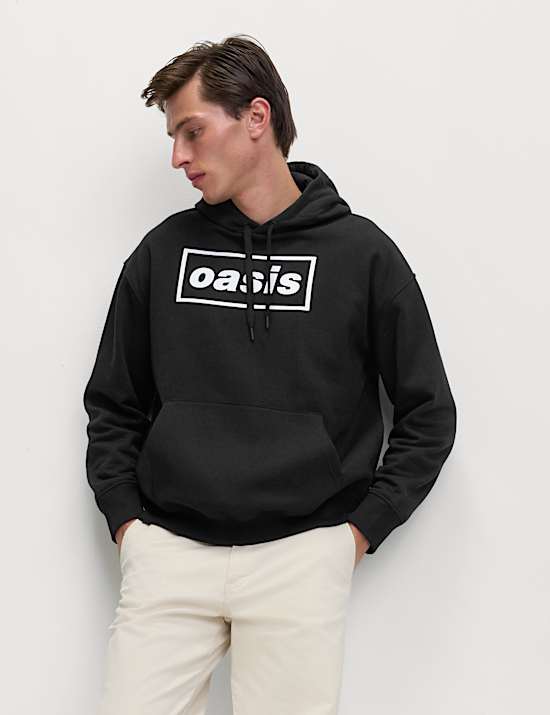 Cotton Rich Oasis Graphic Hoodie