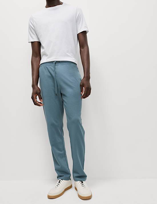 Cotton Rich Straight Leg Joggers