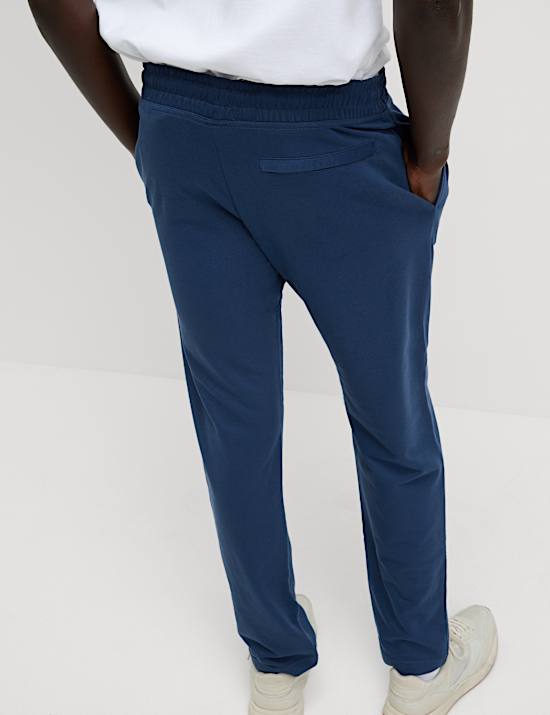 Pantalones deportivos de pata recta de algod&oacute;n