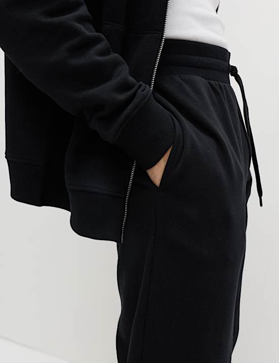 Short en coton &agrave; taille &eacute;lastique