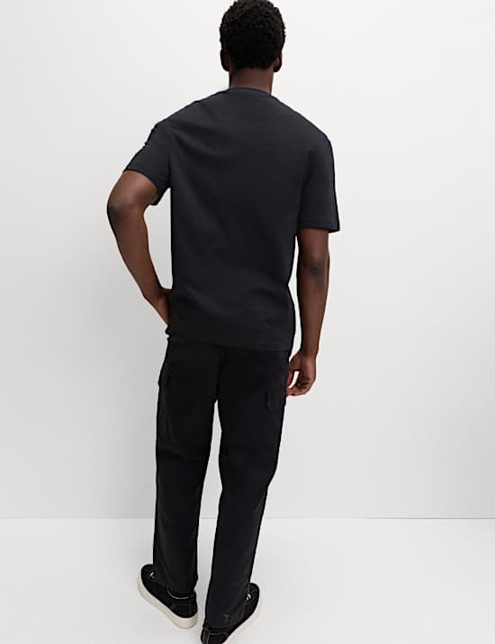 Pure Cotton Purple Rain Graphic T-Shirt