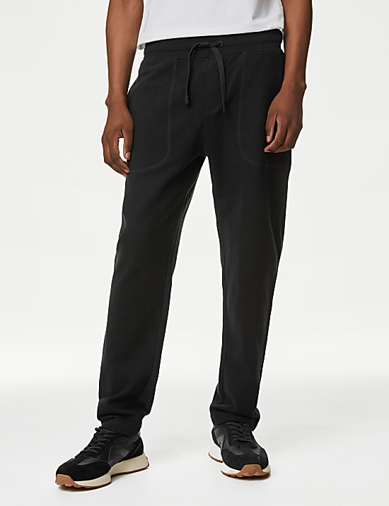 Marks and spencer mens cotton joggers clearance