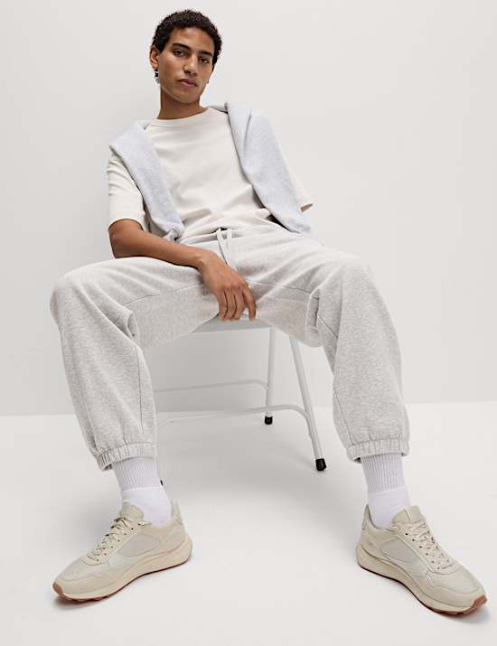 Cotton Rich Oversized Joggers
