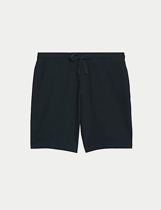 Pure Cotton Drawstring Jersey Shorts