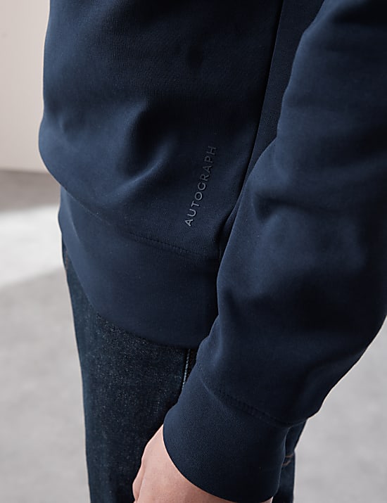 Sweatshirt Kerah Bundar Bahan Katun