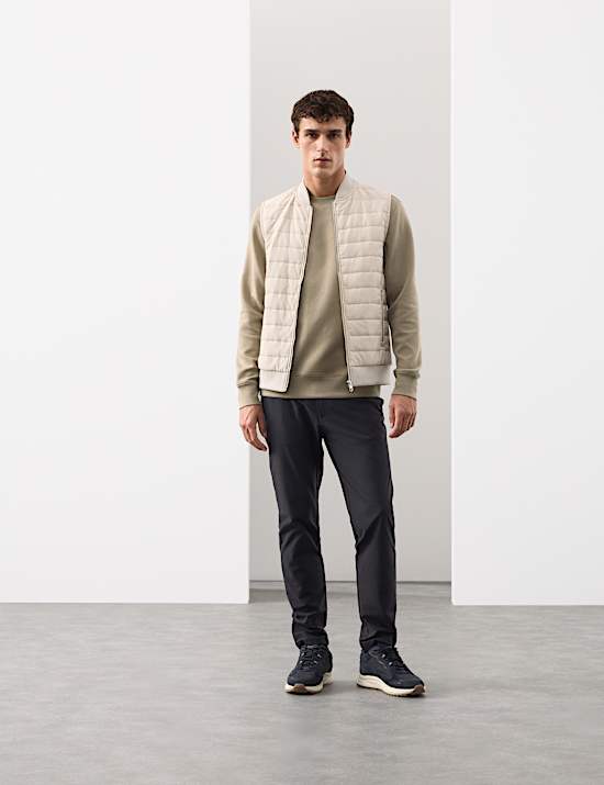 Sweatshirt mit rundem Ausschnitt und hohem Baumwollanteil