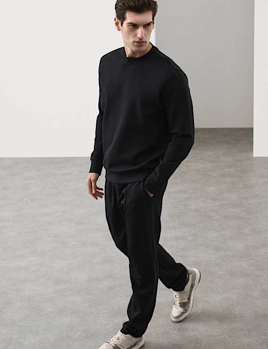 Cotton Rich Crew Neck Sweatshirt