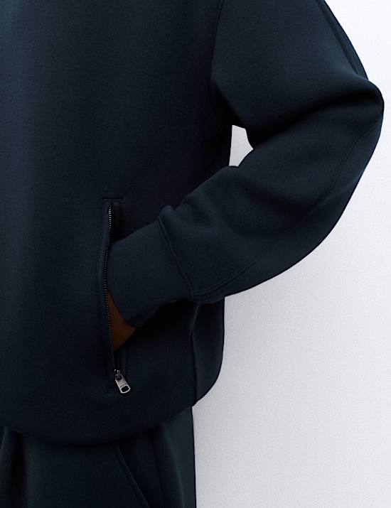Scuba Jersey Crew Neck Sweatshirt
