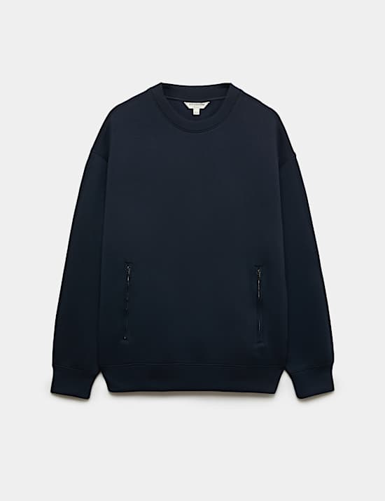 Scuba Jersey Crew Neck Sweatshirt