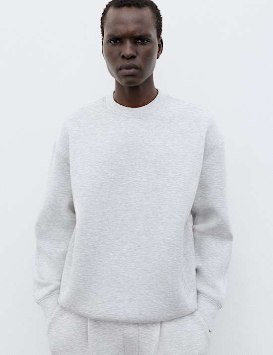 Scuba Jersey Crew Neck Sweatshirt