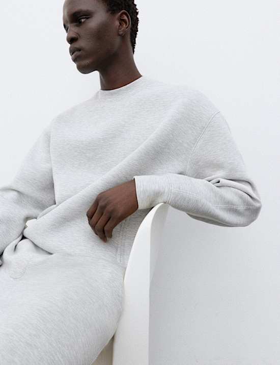 Scuba Jersey Crew Neck Sweatshirt