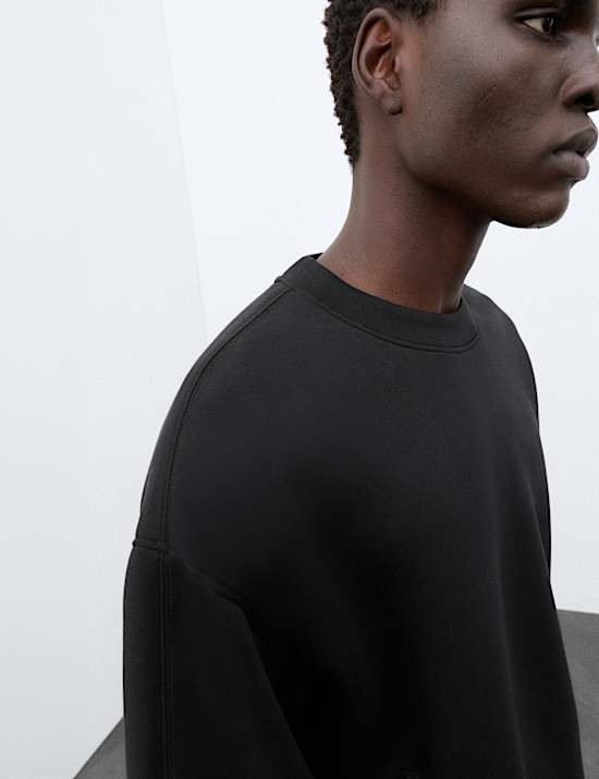 Scuba Jersey Crew Neck Sweatshirt